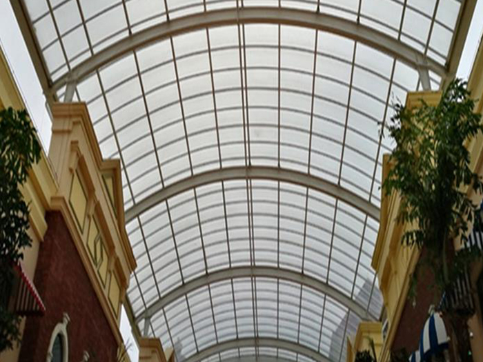 黄浦屋面网架顶棚吊装方案